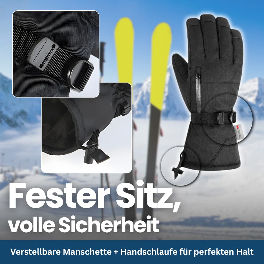 Gants d’hiver chauds et imperméables pour l’extérieur