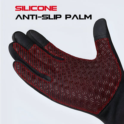 Gants d'hiver chauffants tactiles pour le vélo et le ski