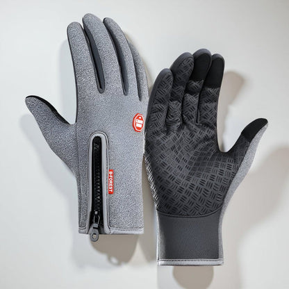 Gants d'hiver chauffants tactiles pour le vélo et le ski
