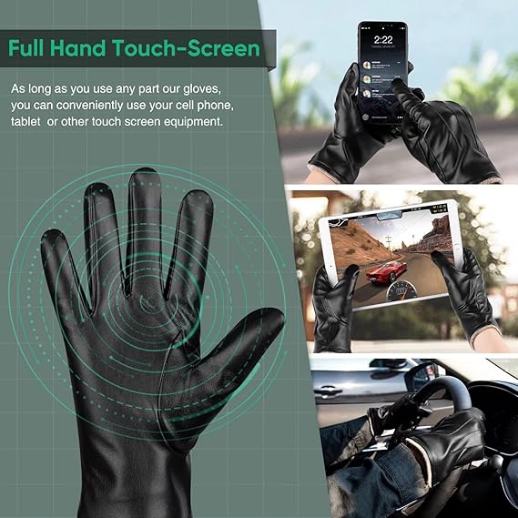 Gants d’hiver compatibles écran tactile