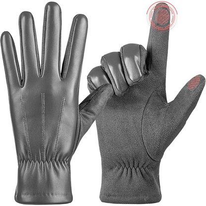 Gants d’hiver tactiles en daim