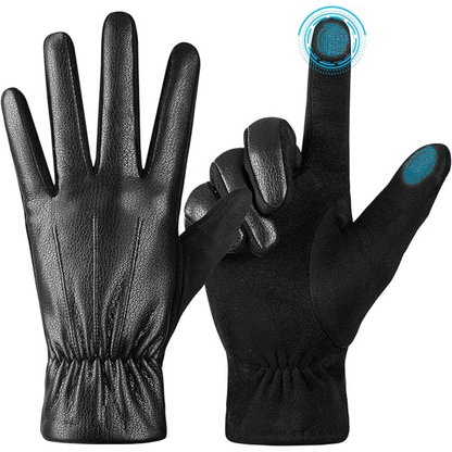 Gants d’hiver tactiles en daim