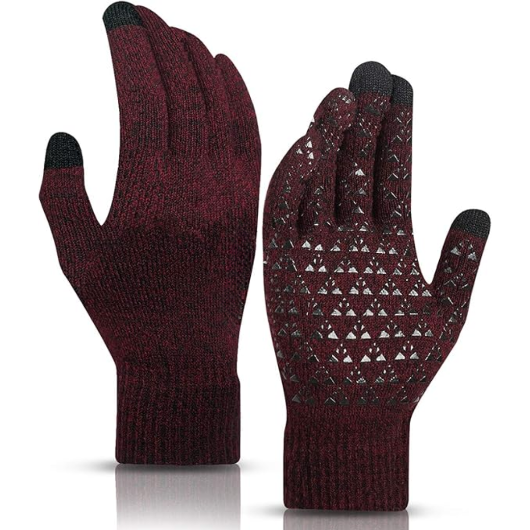 Gants d’hiver thermiques compatibles écran tactile