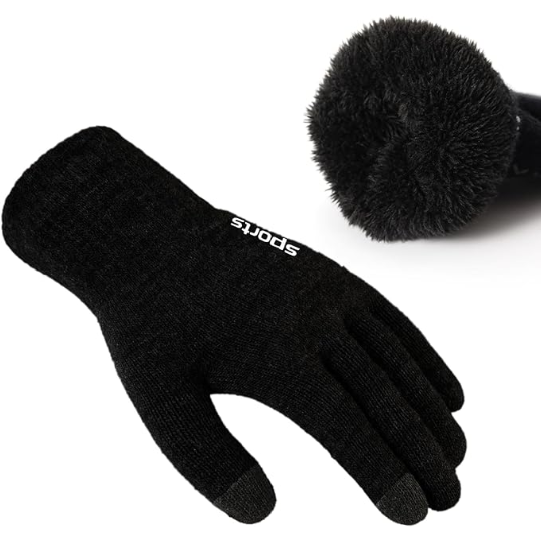 Gants d'hiver thermiques pour écran tactile