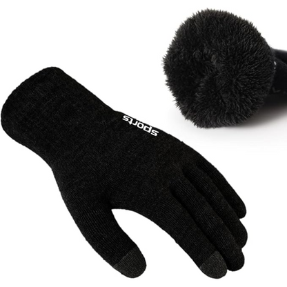 Gants d'hiver thermiques pour écran tactile