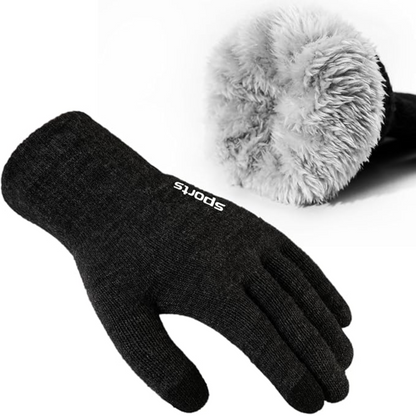 Gants d'hiver thermiques pour écran tactile