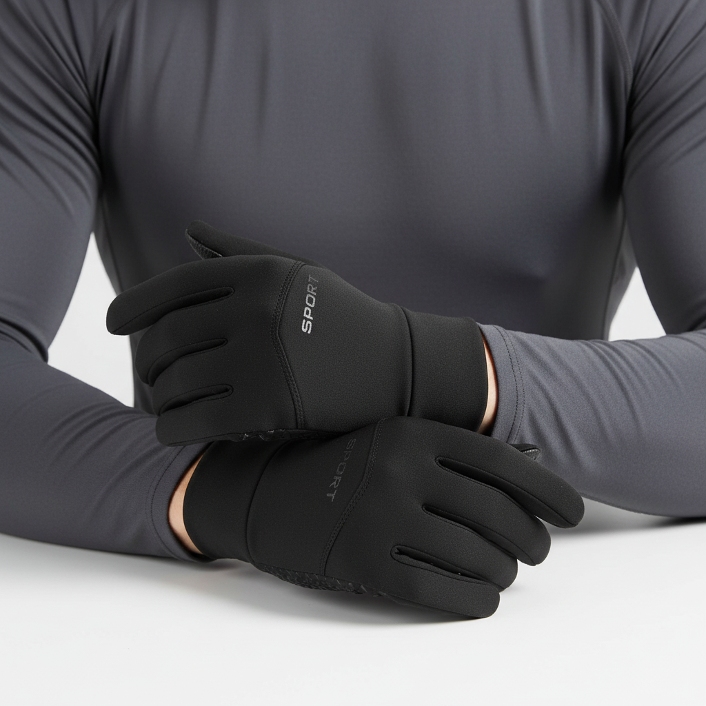 Gants de cyclisme imperméables et thermiques