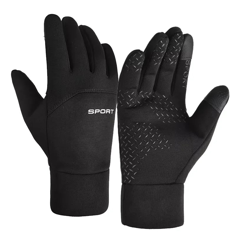 Gants de cyclisme imperméables et thermiques