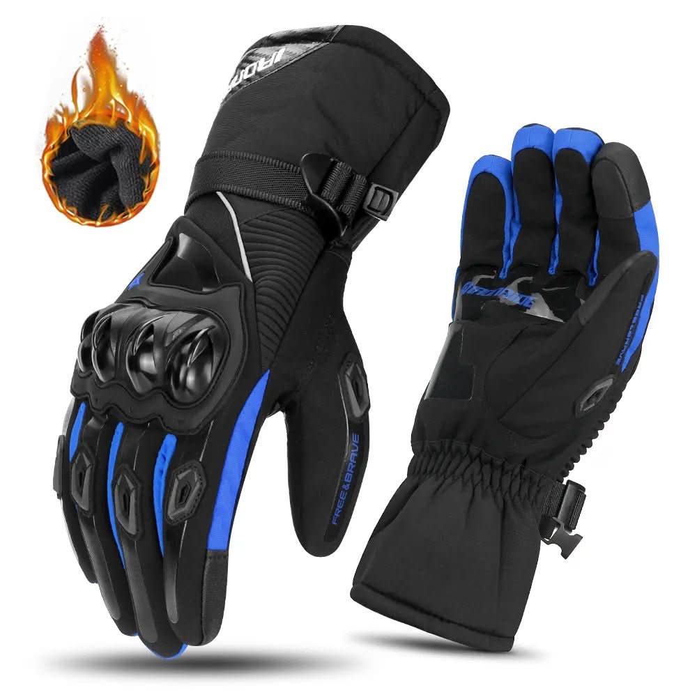 Gants de moto imperméables et isolés pour les sorties hivernales