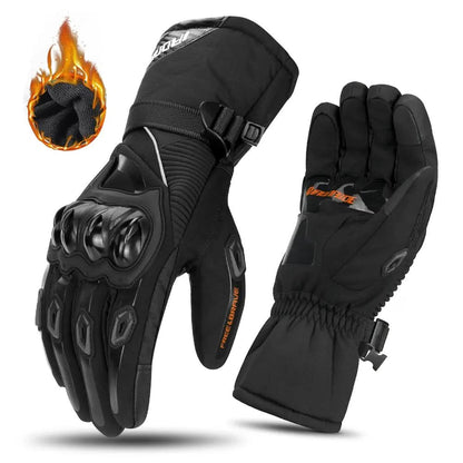 Gants de moto imperméables et isolés pour les sorties hivernales