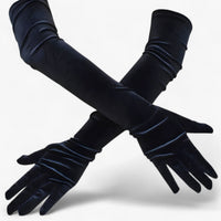 Gants élégants en velours pour l'hiver