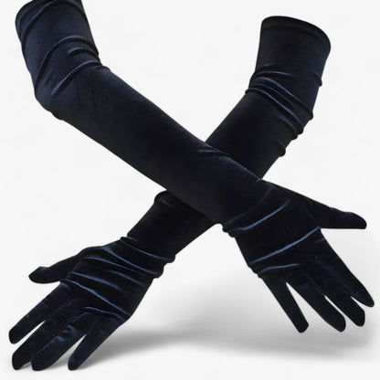 Gants élégants en velours pour l'hiver