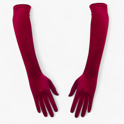 Gants élégants en velours pour l'hiver