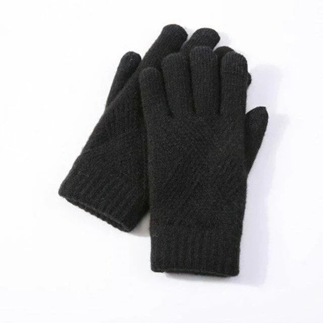 Gants en maille confortables femme