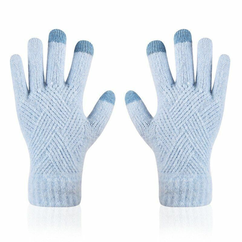 Gants en maille confortables femme