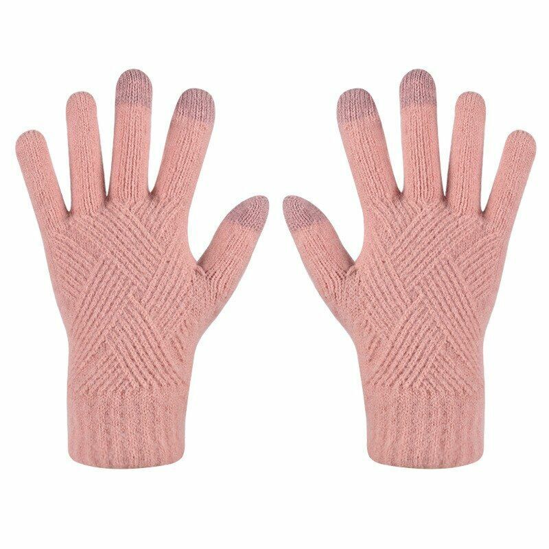 Gants en maille confortables femme
