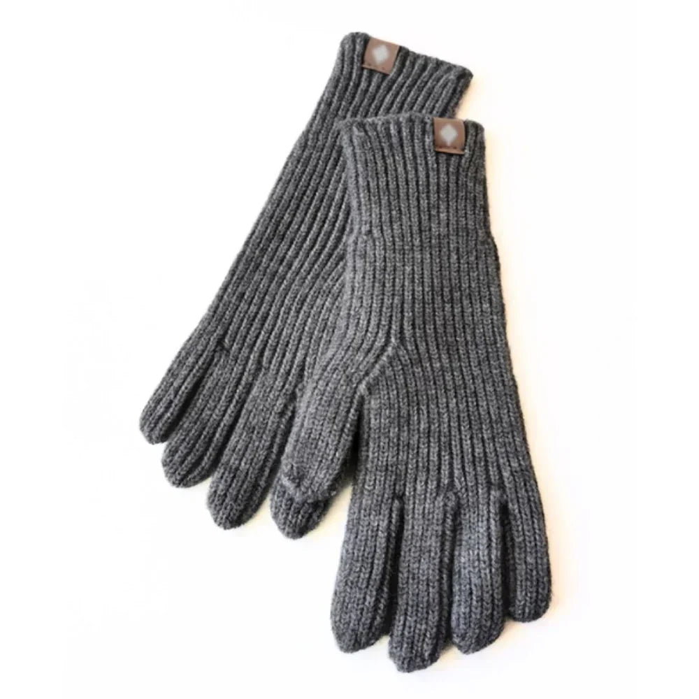 Gants en maille décontractés pour femme