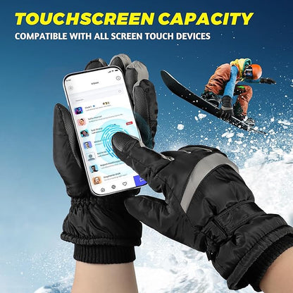 Gants tactiles d’hiver en polaire thermique
