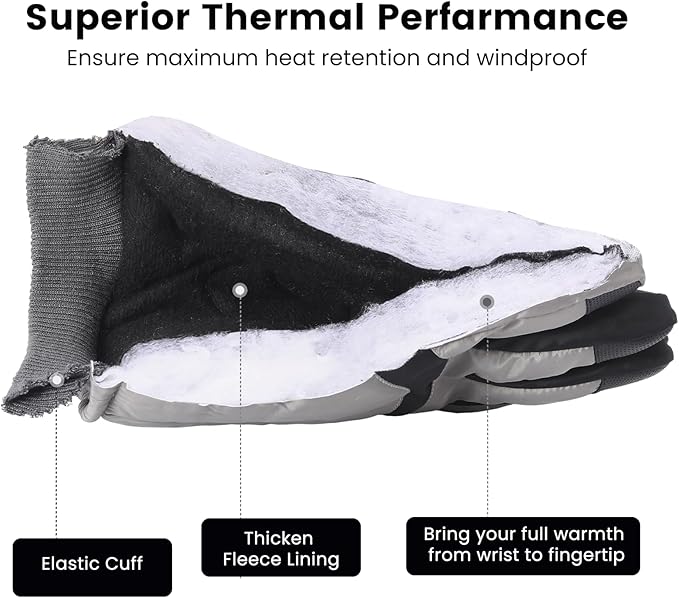 Gants tactiles d’hiver en polaire thermique