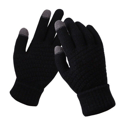 Gants tactiles tricotés pour femme