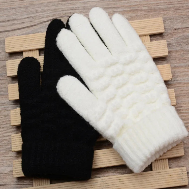 Gants tactiles tricotés pour femme