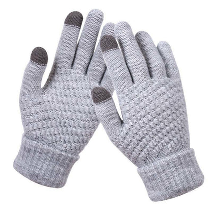 Gants tactiles tricotés pour femme