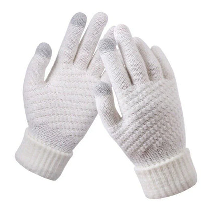 Gants tactiles tricotés pour femme