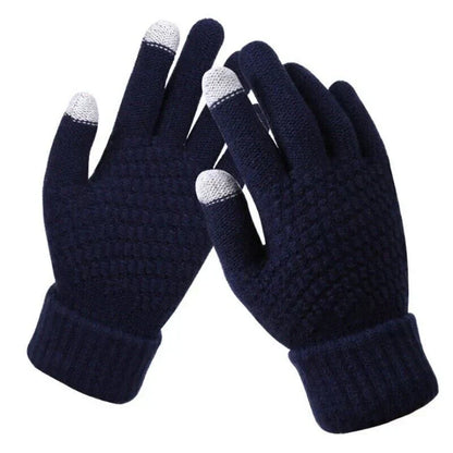 Gants tactiles tricotés pour femme