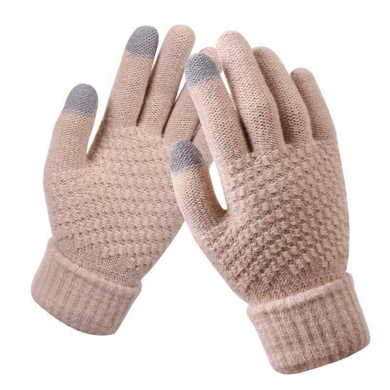 Gants tactiles tricotés pour femme