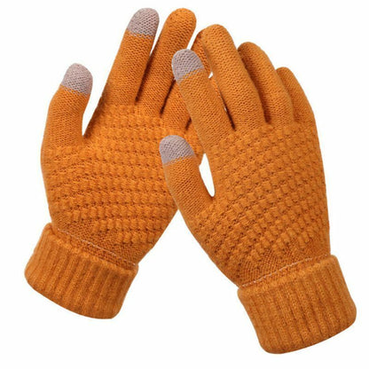 Gants tactiles tricotés pour femme