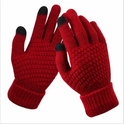 Gants tactiles tricotés pour femme