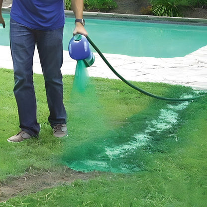 Gazon liquide, semences de gazon à pulvériser | application facile pour pelouses clairsemées et zones à fort passage