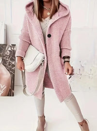 Gilet à capuche oversize femme