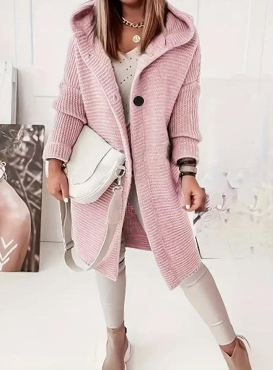 Gilet à capuche oversize femme