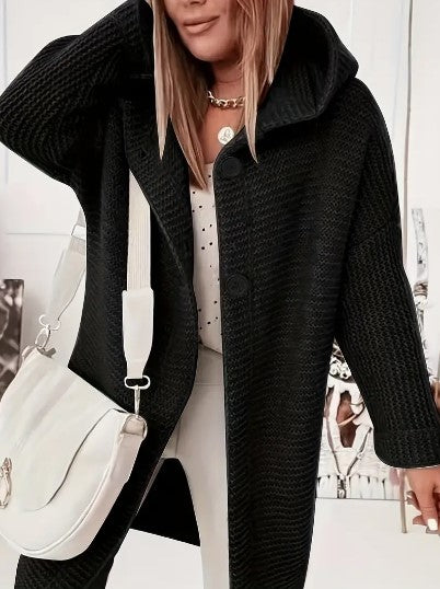 Gilet à capuche oversize femme