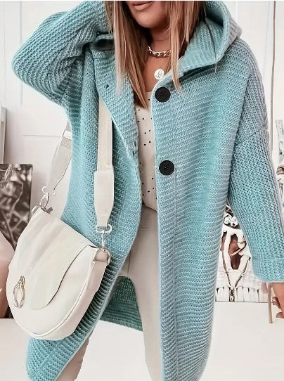 Gilet à capuche oversize femme