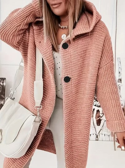 Gilet à capuche oversize femme