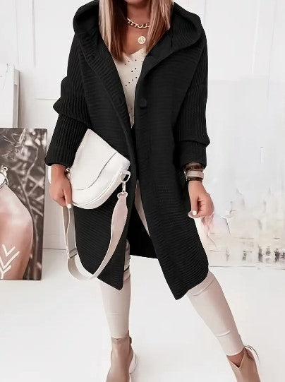 Gilet à capuche oversize femme