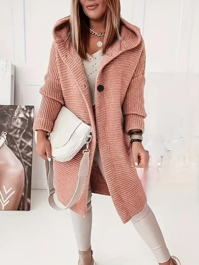 Gilet à capuche oversize femme