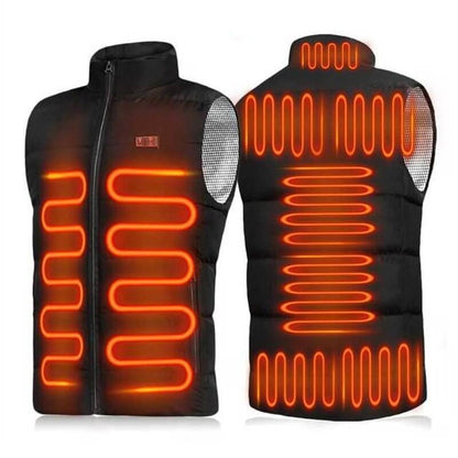Gilet chauffant unisexe