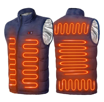 Gilet chauffant unisexe