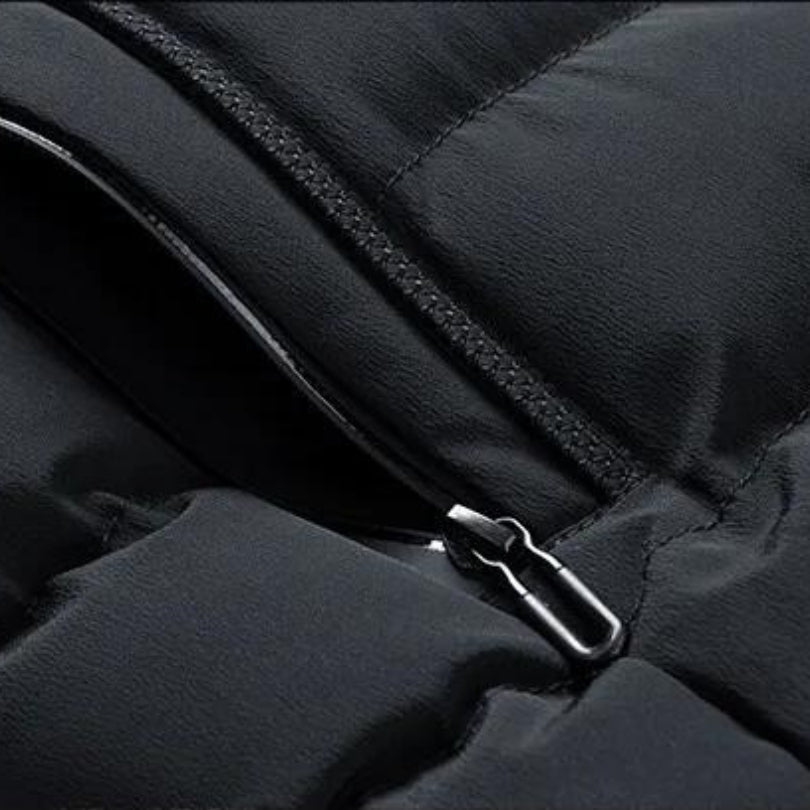 Gilet matelassé à capuche pour homme