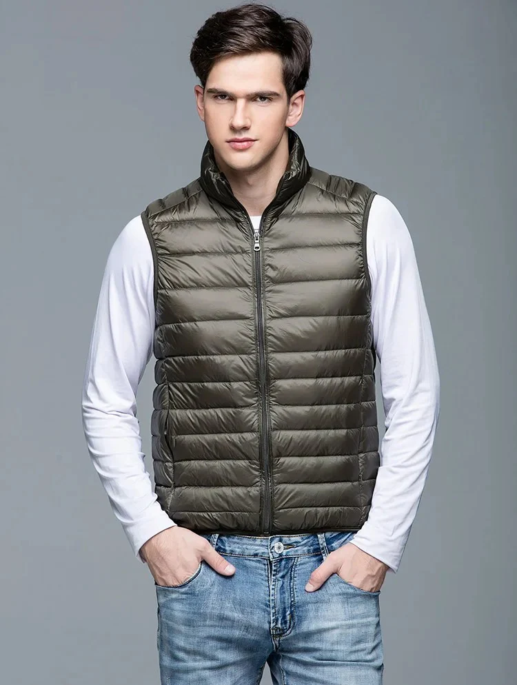 Gilet matelassé pour homme au design minimaliste