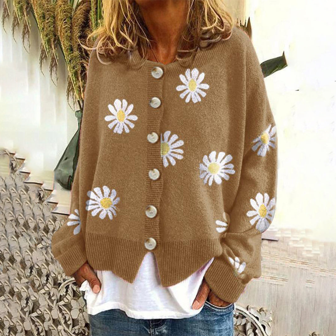 Gilet oversize boutonné devant pour femme
