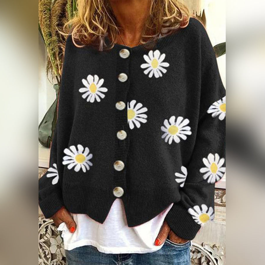Gilet oversize boutonné devant pour femme