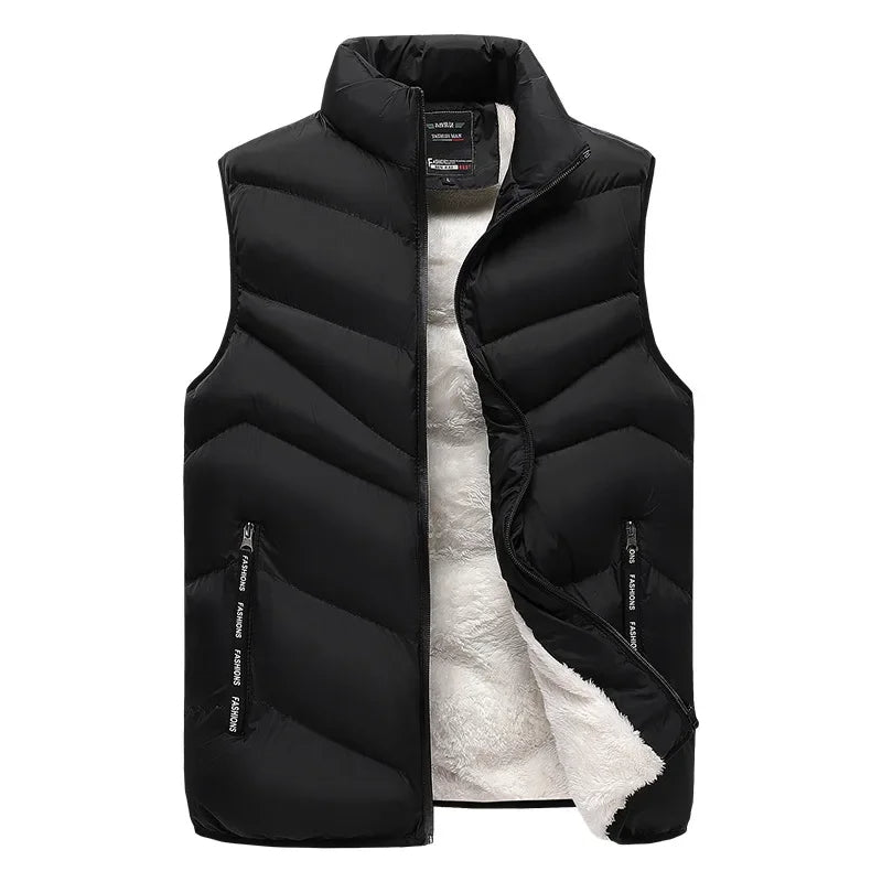 Gilet sans manches chaud en polaire