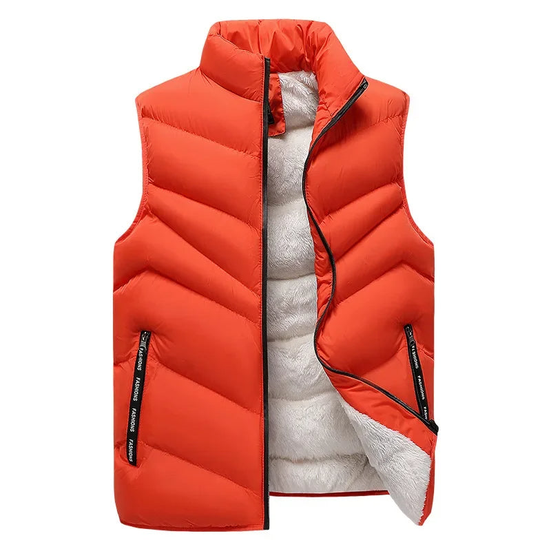 Gilet sans manches chaud en polaire
