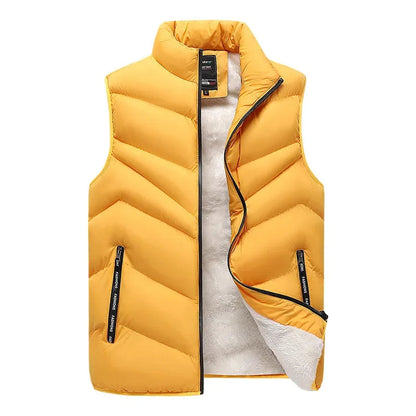 Gilet sans manches chaud en polaire