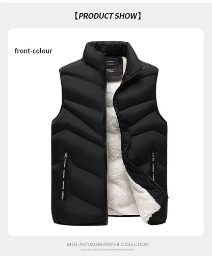 Gilet sans manches chaud en polaire