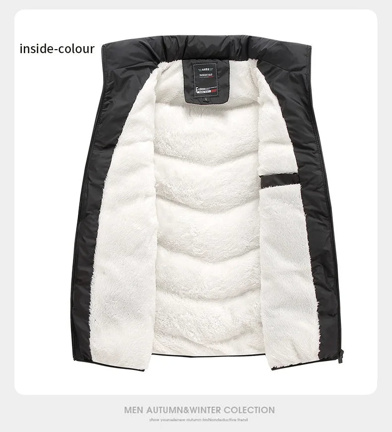 Gilet sans manches chaud en polaire